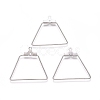 Tarnish Resistant 304 Stainless Steel Wire Pendants STAS-M274-018P-3