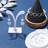 24Pcs 4 Styles 925 Sterling Silver Split Jump Rings STER-SC0001-43-4