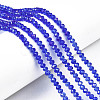 Electroplate Glass Beads Strands EGLA-A044-T3mm-B31-1