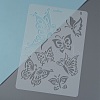 Plastic Reusable Drawing Painting Stencils Templates DIY-F018-B08-5