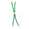 Twisted Nylon Cord Silder Bracelets DIY-B066-03G-14-1