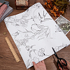 PVC Waterproof Wall Stickers STIC-WH0004-50B-3