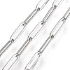 Tarnish Resistant 304 Stainless Steel Paperclip Chains CHS-F010-01F-P-1