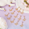 Alloy Hollow Braiding Hair Pendants Decoration Clips OHAR-AB00013-5