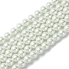 Eco-Friendly Dyed Glass Pearl Round Bead Strands X-HY-A002-8mm-RB001-1
