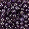 120Pcs Natural Amethyst Round Beads G-PA0001-16A-1