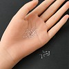 Acrylic L-Shaped Nose Ring AJEW-YW0001-06A-4