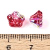 Electroplate Transparent Glass Beads Strands EGLA-N055-03A-05-4