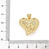 Brass Micro Pave Cubic Zirconia Pendants KK-D317-087G-3