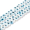 Handmade Evil Eye Lampwork Beads Strands LAMP-F023-B06-2