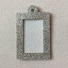 Vertical Design Rectangle Felt Glitter Photo Frame Card HJEW-WH0036-11C-1