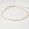 Natural Freshwater Pearl & Glass Beaded Necklaces for Women AC5368-1-1