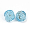 Handmade Gold Sand Lampwork Beads LAMP-H069-01B-2