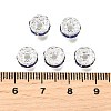 Brass Grade A Rhinestone Spacer Beads RB-A014-Z8mm-05S-4