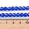 Transparent Glass Beads EGLA-A035-T10mm-D21-4