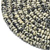 Natural Dalmatian Jasper Beads Strands G-P575-A01-4x2mm-3