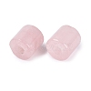 Natural Rose Quartz European Beads G-P520-05V-3