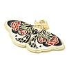 Alloy Enamel Pendants ENAM-R146-01B-2