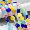Cat Eye Glass Bead Strands CE-R010-11-5