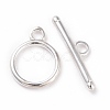 Eco-friendly Brass Toggle Clasps LS-KK-D082-17S-1