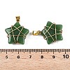 Lampwork Pendants GLAA-T023-06D-4