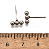 Tarnish Resistant 201 Stainless Steel Beaded Horizontal Bar Stud Earrings with 316 Stainless Steel Pin for Women STAS-K238-01P-3