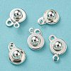 201 Stainless Steel Snap Clasps STAS-C042-02S-2