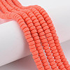 Handmade Polymer Clay Beads Strands CLAY-N008-008-37-1