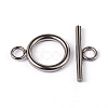 Non-Tarnish 304 Stainless Steel Ring Toggle Clasps X-STAS-L176-12P-2