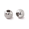 Non-Tarnish Textured 304 Stainless Steel Beads STAS-P306-01A-P-3