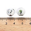 Christmas Opaque Glass Beads EGLA-R113-02D-3