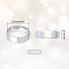 12Pcs 201 Stainless Steel Plain Band Ring for Men Women RJEW-UN0002-44B-3