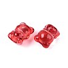 Baking Paint Transparent Glass Beads DGLA-N018-02F-3