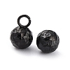 304 Stainless Steel Charms Ion Plating(IP) X-STAS-O147-03A-EB-3