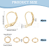 40Pcs Brass Leverback Earring Findings KK-BC0013-02G-2