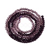 Transparent Glass Beads Strands GLAA-N074-01A-21-3