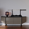 2-Tier MDF Board Sword Display Rack ODIS-WH0043-257A-5