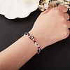 120Pcs 10Colors Handmade Evil Eye Lampwork Beads LAMP-SZ0001-16-6