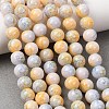 Baking Paint Glass Beads Strands DGLA-N003-8mm-C01-7
