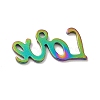 Ion Plating(IP) 201 Stainless Steel Pendants STAS-A066-12M-3