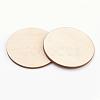 Wood Cabochons WOOD-WH0004-50mm-01-1