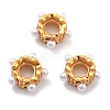 Rack Plating Flower Brass Beads LS-KK-H449-70G-02-RS-1