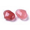 Cherry Quartz Glass Beads G-F659-A35-2