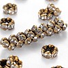 Brass Rhinestone Spacer Beads RB-A014-L5mm-01AB-NF-1