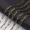 Brass Paperclip Chains X-CHC-S008-001B-AB-3
