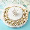 CCB Plastic Curb Chain Necklace NJEW-JN03773-2
