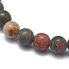 Natural Polychrome Jasper/Picasso Stone/Picasso Jasper Bead Stretch Bracelets BJEW-K212-A-001-2