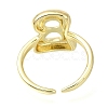 Rack Plating Brass Open Cuff Rings RJEW-S394-01G-B-3