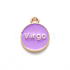 Alloy Enamel Pendants ENAM-S124-01A-01B-3