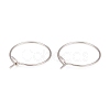 316L Surgical Stainless Steel Hoop Earring Findings STAS-G229-06P-2